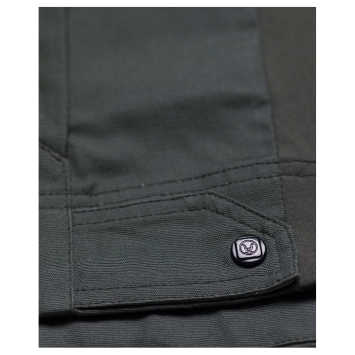 Set costum cu pantaloni de lucru in talie CREATRON - verde/kaki [10]