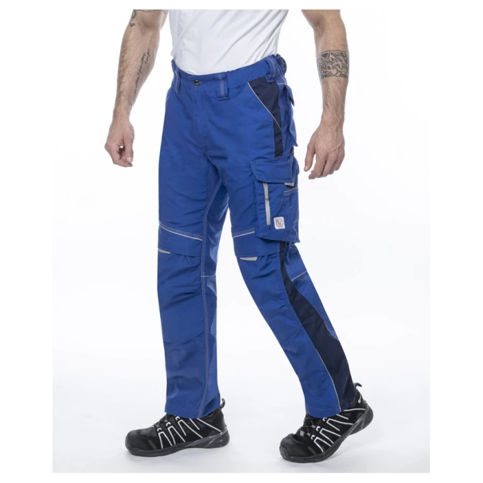 Set costum cu pantaloni de lucru in talie hidrofobizati URBAN+ - albastru/bleumarin [7]
