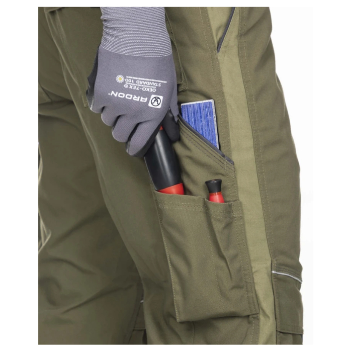 Set costum cu pantaloni de lucru in talie hidrofobizati URBAN+ - kaki [10]