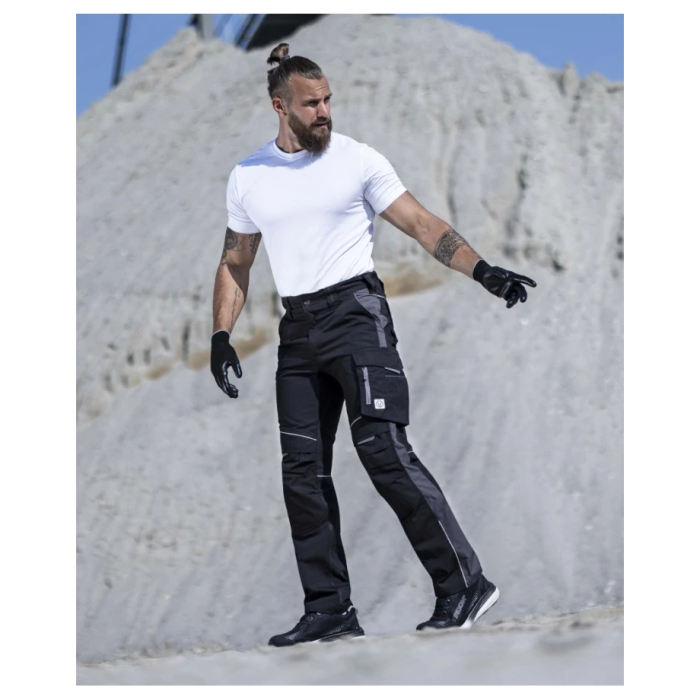 Set costum cu pantaloni de lucru in talie hidrofobizati URBAN+ - negru [9]