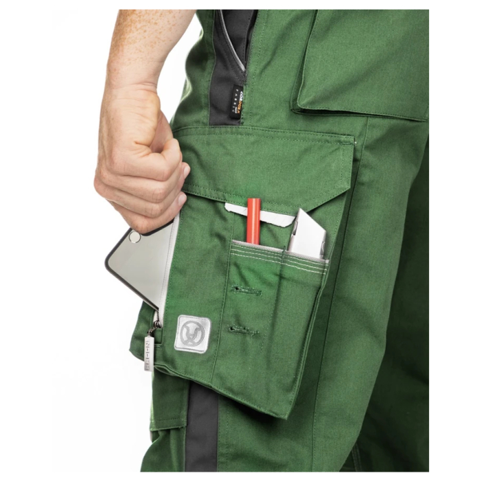 Set costum cu pantaloni de lucru in talie hidrofobizati URBAN+ - verde [9]