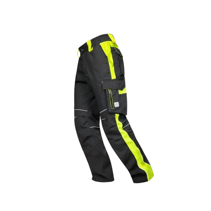 Set costum cu pantaloni de lucru in talie NEON - negru/galben [6]