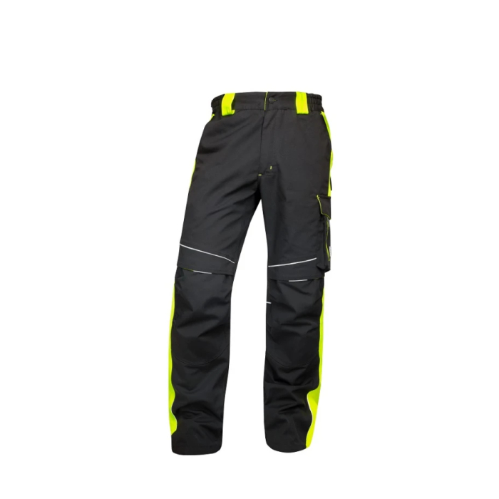 Set costum cu pantaloni de lucru in talie NEON - negru/galben [5]