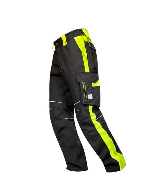 Set costum cu pantaloni de lucru in talie NEON - negru/galben [7]