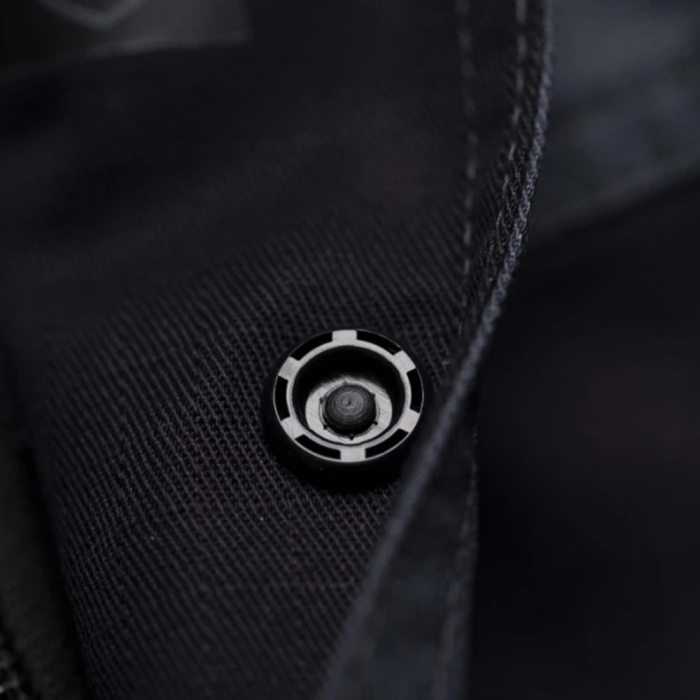 Set costum cu pantaloni de lucru in talie Refiwan - gri inchis [5]