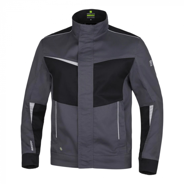 Set costum cu pantaloni de lucru in talie Refiwan - gri inchis [2]