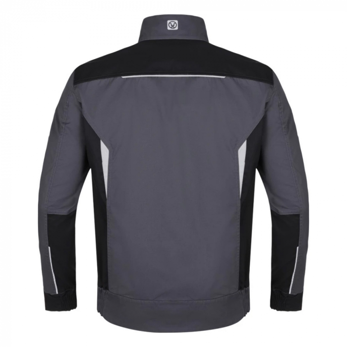 Set costum cu pantaloni de lucru in talie Refiwan - gri inchis [3]