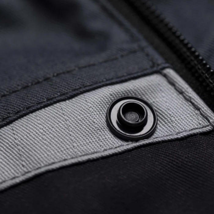 Set costum cu pantaloni de lucru in talie Refiwan - gri inchis [6]