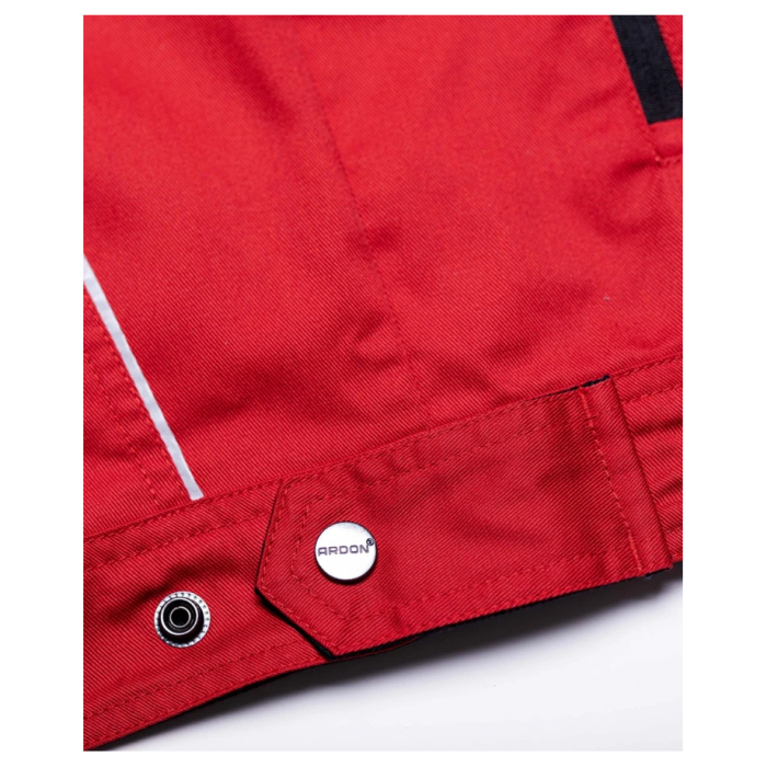 Set costum cu pantaloni de lucru in talie SUMMER - rosu [5]