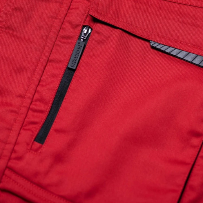 Set costum cu pantaloni de lucru in talie SUMMER - rosu [5]