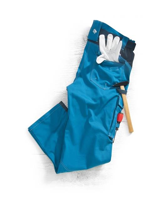 Set costum cu pantaloni de lucru in talie VISION - albastru/gri [5]