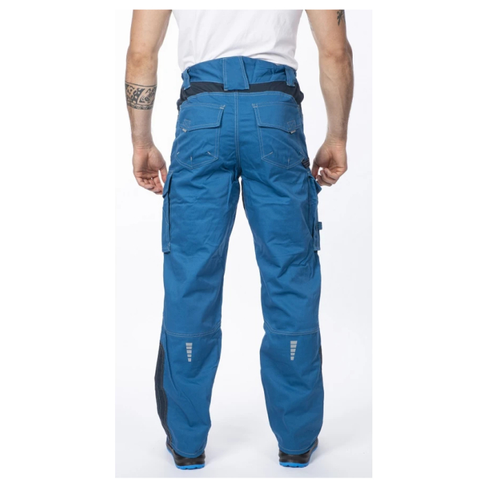 Set costum cu pantaloni de lucru in talie VISION - albastru/gri [7]