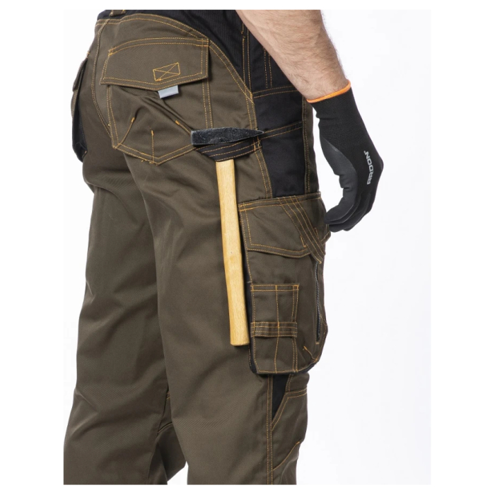 Set costum cu pantaloni de lucru in talie VISION - asfalt/negru [9]