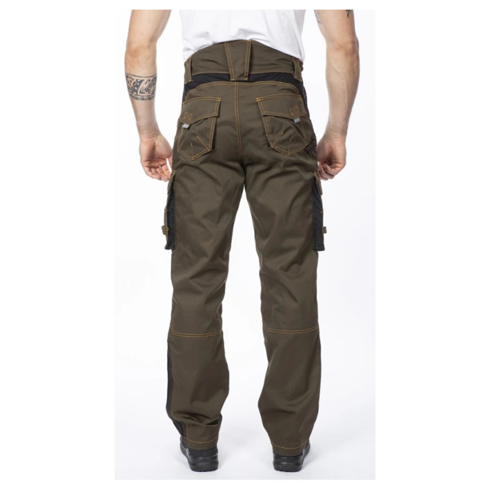 Set costum cu pantaloni de lucru in talie VISION - asfalt/negru [7]