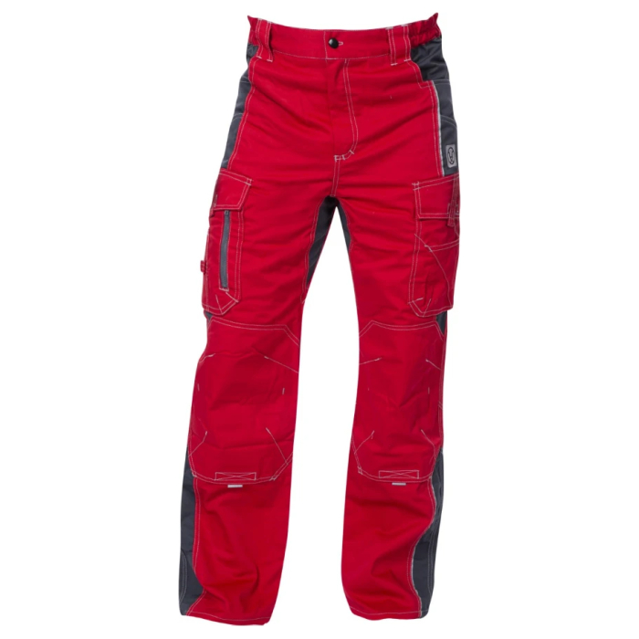 Set costum cu pantaloni de lucru in talie VISION - rosu/gri [5]