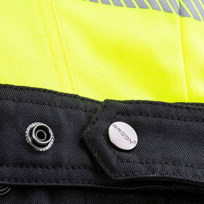 Set costum reflectorizant cu pantaloni de lucru in talie SIGNAL+ - galben/negru [7]