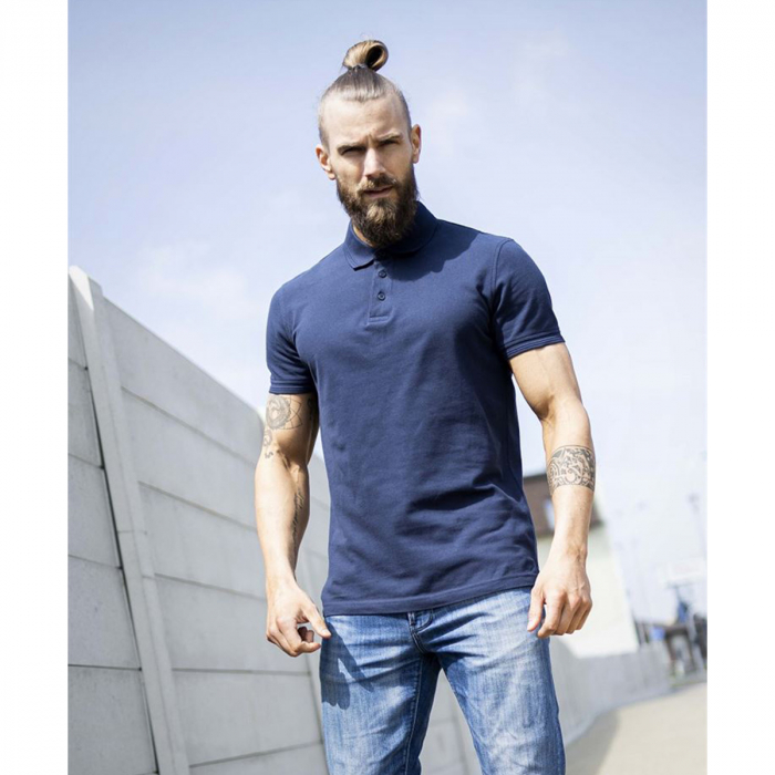 Tricou polo cu maneca scurta ZYDIN - bleumarin [2]