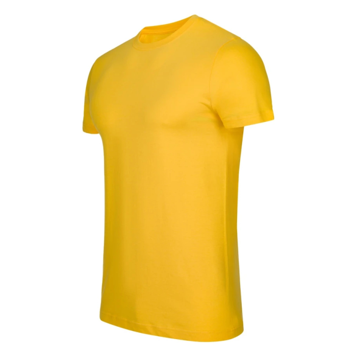 Tricou simplu cu maneca scurta Lima - galben [3]