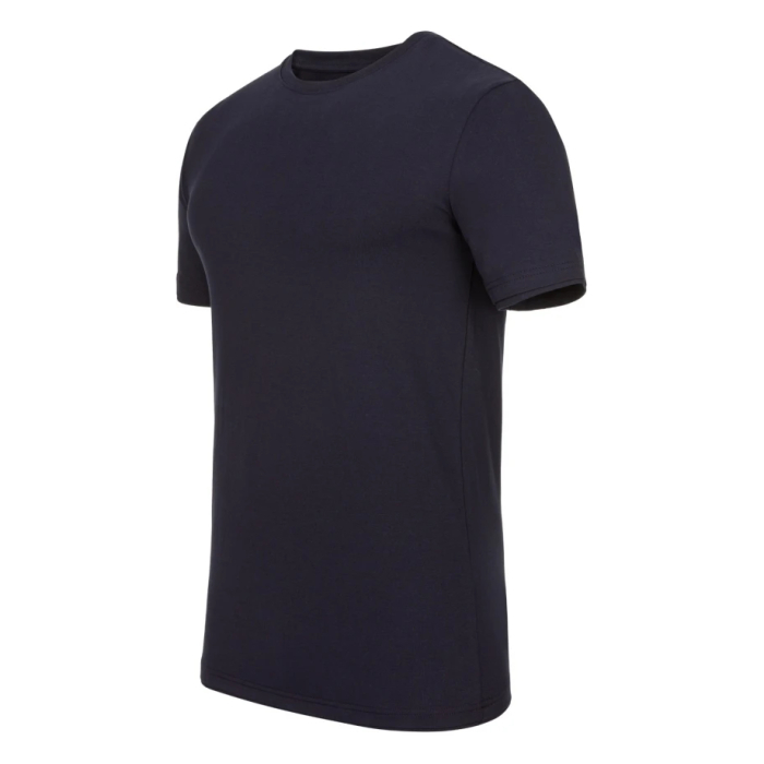 Tricou simplu cu maneca scurta Trendy - bleumarin [4]