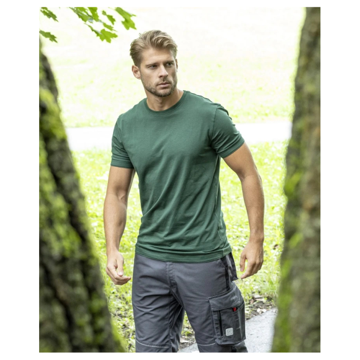 Tricou simplu cu maneca scurta Trendy - verde [3]