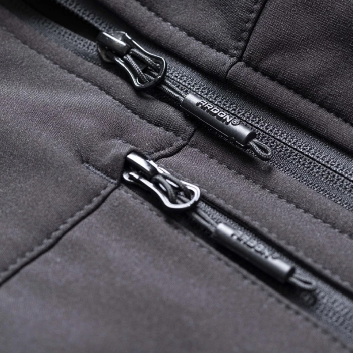 Vesta de lucru de iarna softshell VISION - negru/galben [5]