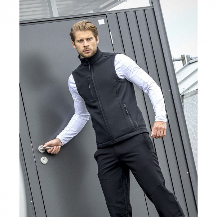 Vesta de lucru softshell SIMHIT - negru [3]