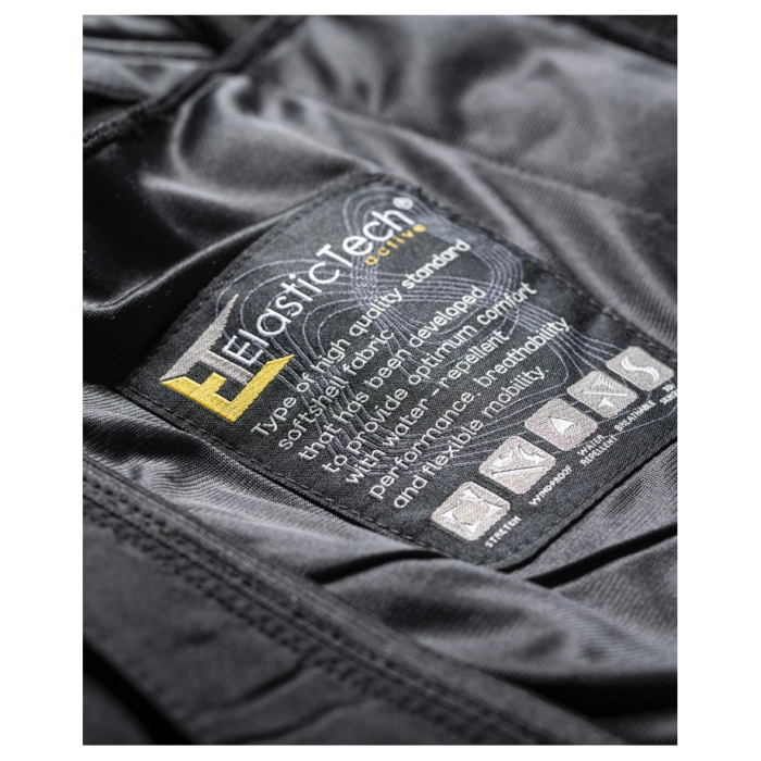 Vesta de lucru softshell VISION - negru [4]