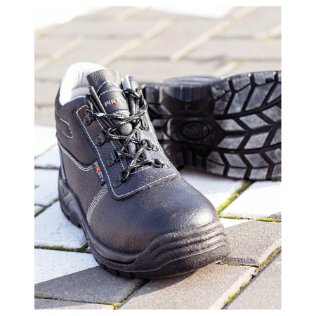 Bocanci de protectie cu bombeu metalic si lamela antiperforatie metalica FIRSTY HIGH S1P SRA [1]