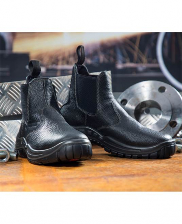 Bocanci de protectie cu bombeu metalic si lamela antiperforatie metalica METALURG S1P HRO SRC [5]