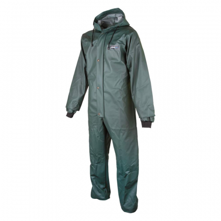 Imbracaminte de lucru - Combinezon impermeabil cu gluga AAQ 104 - verde