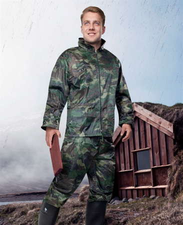 Imbracaminte de lucru - Costum impermeabil CLEO - camuflaj