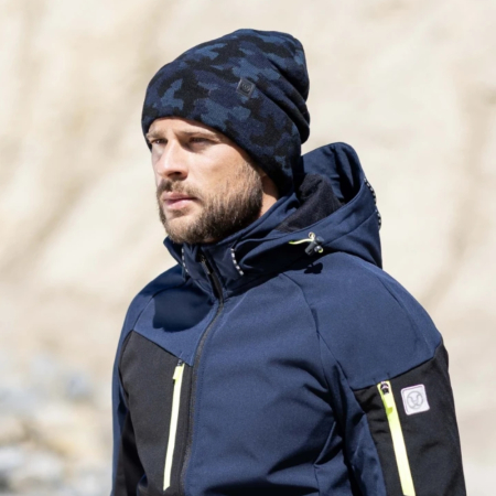 Fes tricotat Barrdy - albastru camo [1]