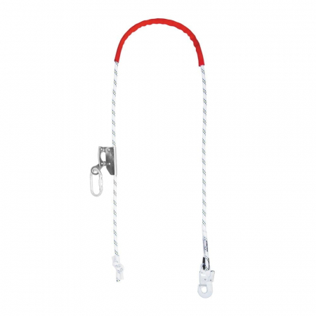 Lucru la inaltime - Franghie pozitionare, 12mm, L=2M, conector, manustop PROT11 - AF 101 02