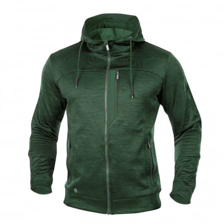 Imbracaminte de lucru - Hanorac cu gluga 3DBreathe - verde melange