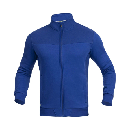 Jachete / Bluze salopeta - Hanorac fara gluga M007 - albastru