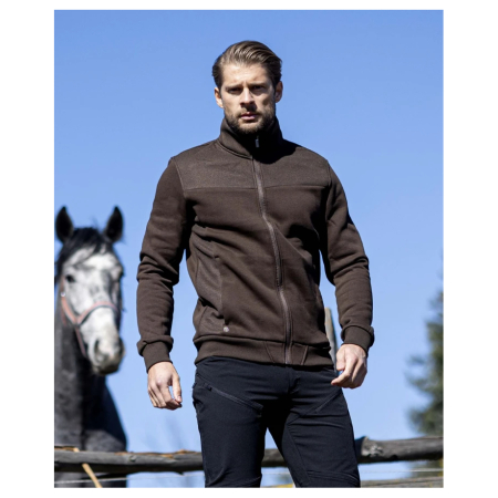 Hanorac fara gluga M007 - maro [2]