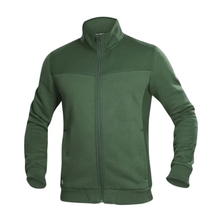 Jachete / Bluze salopeta - Hanorac fara gluga M007 - verde
