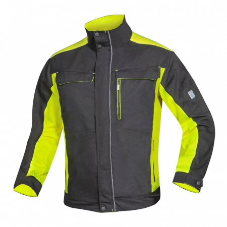 Imbracaminte de lucru - Jacheta de iarna NEON - negru/galben