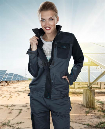 Jacheta de lucru 4TECH - asfalt/negru - pentru femei [3]