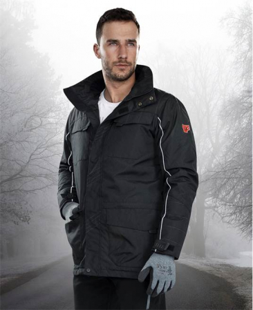Jacheta de lucru de iarna impermeabila PARKA 4TECH - negru [1]