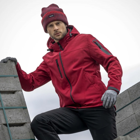 Jacheta de lucru de iarna softshell SPIRIT WINTER - rosu [2]