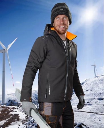Jacheta de lucru de iarna softshell VISION - negru [4]