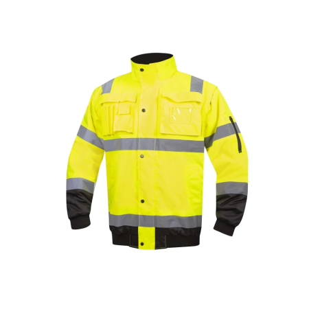 Jachete / Bluze salopeta - Jacheta de lucru reflectorizanta 2 in 1 HOWARD - galben-negru