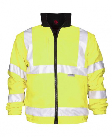 Jacheta de lucru reflectorizanta 4 in 1 HI WAY - galben [1]