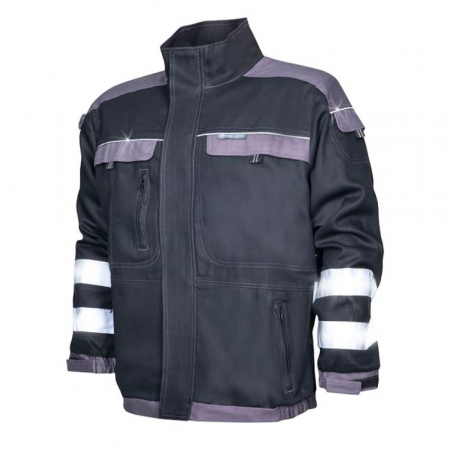 Jacheta de lucru reflectorizanta COOL TREND - negru [0]