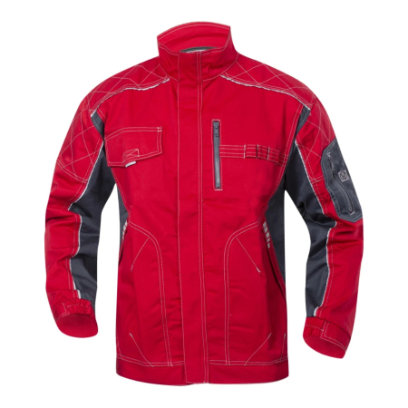 Jachete / Bluze salopeta - Jacheta de lucru VISION - rosu/gri