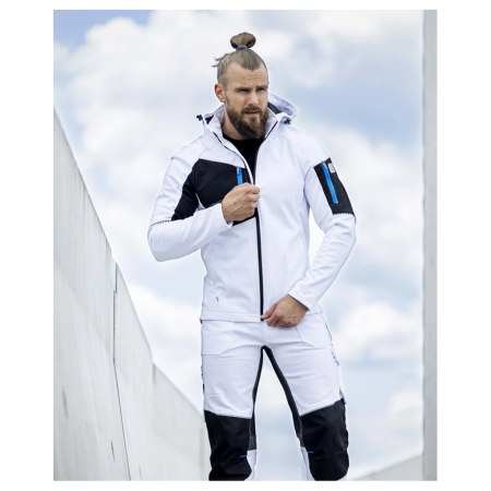 Jacheta softshell CITYCONIC - alb [2]
