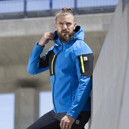 Jacheta softshell CITYCONIC - albastru [2]