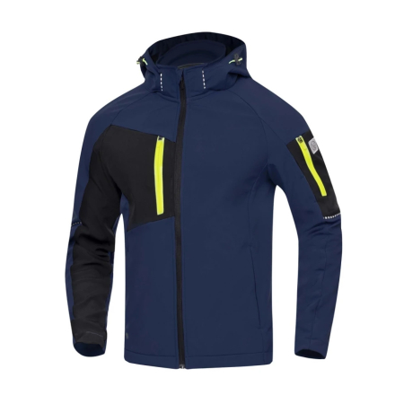 Imbracaminte outdoor / trekking barbati - Jacheta softshell CITYCONIC - bleumarin
