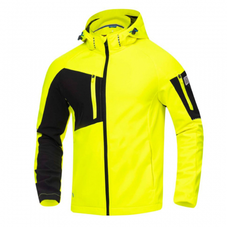 Outdoor - Jacheta softshell CITYCONIC - galben hi vis